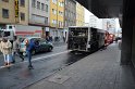 Stadtbus fing Feuer Koeln Muelheim Frankfurterstr Wiener Platz P227